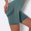 Seamless Knit High Waist Shorts